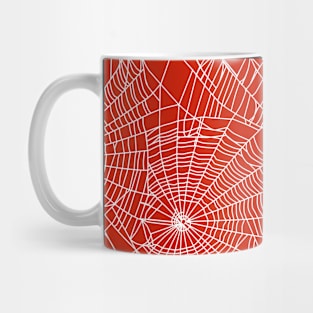 Blood Red Spider Webs Mug